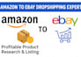 do amazon to ebay dropshipping top listings